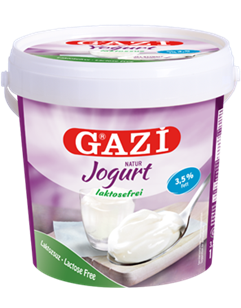 GAZI YOGURT 3,5% LAKTOSSUZ 1kg