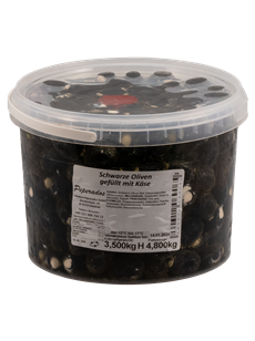 PEPERSADOS EINGELEGTE SCHWARZE OLIVEN 5kg